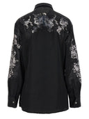 Camicia in pizzo di raso versace