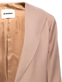 Giacca blazer a petto singolo jil sander