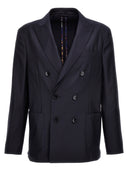 Etro Striped Single Breast Blazer Jacket