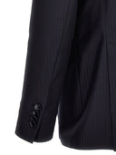 Etro Striped Single Breast Blazer Jacket