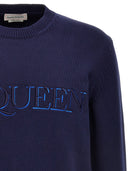 Alexander Mcqueen Logo Embroidered Sweater