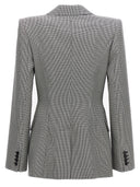 Alexander McQueen Blazer Houndstooth a doppio petto