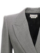 Alexander McQueen Blazer Houndstooth a doppio petto