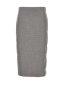 Spódnica Fendi Satin i Gabardine