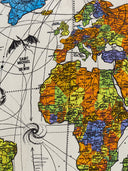 Saint mxxxxxx camisa de mapa mundial