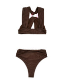 The Attico Wet Effect Bikini