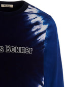 Wales Bonner Logo Stickerei Krawatte Farbstoff Sweatshirt