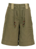 Ganni Heavy Twill Bermuda Shorts