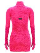 Vetements Velvet Styling Mini Dress