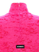 Vetements Velvet Styling Mini Dress