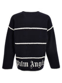Sweter w paski w paski Palm Angels PA