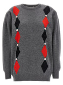 Alessandra Rich 'Diamond' Sweater