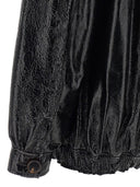 Alessandra Rich Leder Bomberjacke