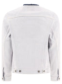 Maison Margiela Giacca In Denim Senza Colletto