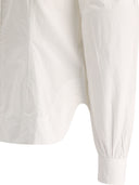 Ganni Ruffled Poplin Shirt