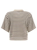 Brunello Cucinelli "Sparkling Stripe" Polo