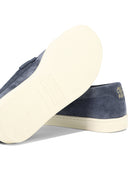 Brunello Cucinelli Suede Loafers With Latex Sole