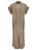 Brunello Cucinelli Open Weave Cardigan