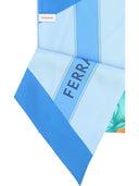 Ferragamo Bandeau与罂粟印刷