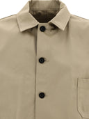 Sacai Twill And Nylon Jacket