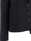 Marni A Line Cady Jacket With Back Pleat