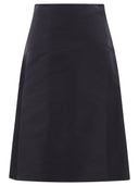Marni Cady Midi Skirt With Maxi Pleats