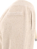 Brunello Cucinelli Sequin Embellished Ribbed Trousers