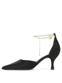 Ferragamo Pumps With Ankle Chain