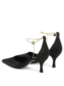 Ferragamo Pumps With Ankle Chain