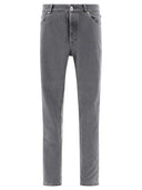 Brunello Cucinelli Grayscale Denim Jeans