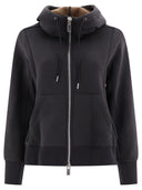 Sweat à capuche Sacai avec des détails ébouriffés