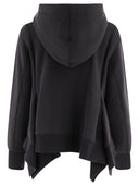 Sweat à capuche Sacai avec des détails ébouriffés