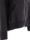 Sweat à capuche Sacai avec des détails ébouriffés