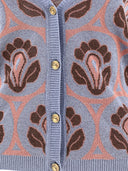 Etro Jacquard Knit Cardigan