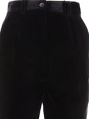 Dolce & Gabbana Velvet Cigarette Trousers