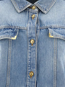 팜 천사 "세탁 로고"데님 재킷