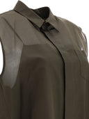 Sacai Voir à travers la robe de chemise