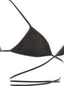 Palm Angels "Criss Cross"Lurex Bikini 상단