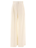 Alexander Mc Queen Double Pleat Wide Leg Trousers