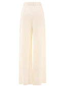 Alexander Mc Queen Double Pleat Wide Leg Trousers