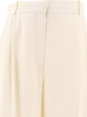 Alexander Mc Queen Double Pleat Wide Leg Trousers