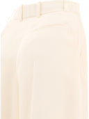 Alexander Mc Queen Double Pleat Wide Leg Trousers