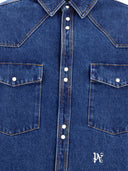 Palm Angels "Lw Monogram" Overshirt Jacket