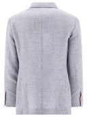 Brunello Cucinelli Prince Of Wales Deconstructed Blazer