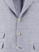 Brunello Cucinelli Prince Of Wales Deconstructed Blazer