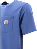 Carhartt Wip T Shirt With Pocket And Patch