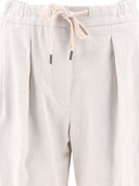 Brunello Cucinelli "Slouchy" Gabardine Trousers