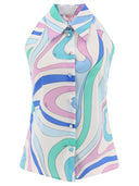 Emilio Pucci Marmo Print Top