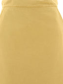 Max Mara "Denver" Straight Fit Gabardine Skirt