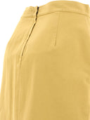 Max Mara "Denver" Straight Fit Gabardine Skirt